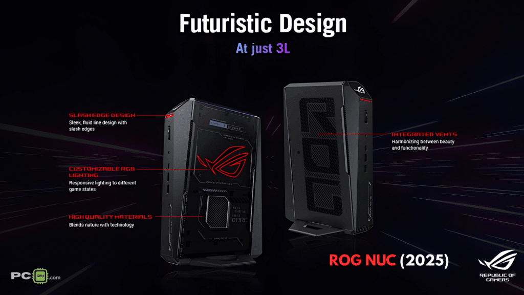 Asus ROG NUC 2025 Edition-Design