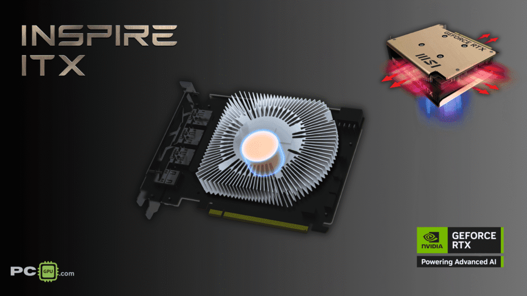 MSI RTX™ 5060 8G INSPIRE ITX Special Cooling Heatsink