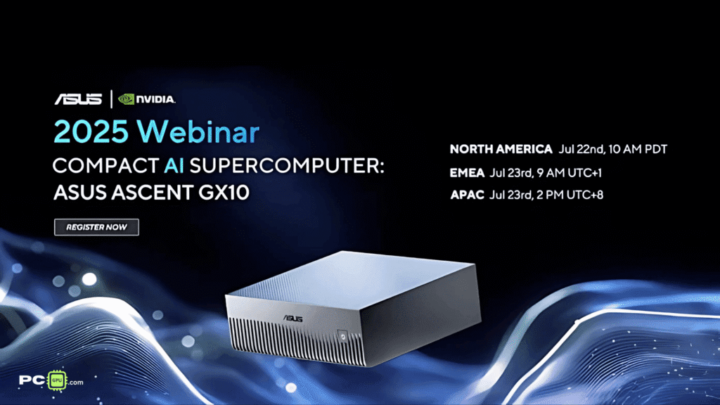 Asus Ascent GX10 Ai Mini pc launch dates