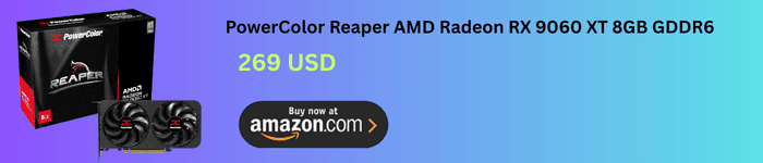 PowerColor Reaper AMD Radeon RX 9060 XT 8GB GDDR6