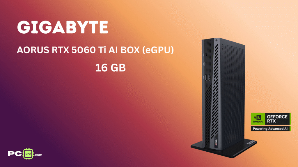 GIGABYTE AORUS RTX 5060 Ti AI BOX (eGPU)