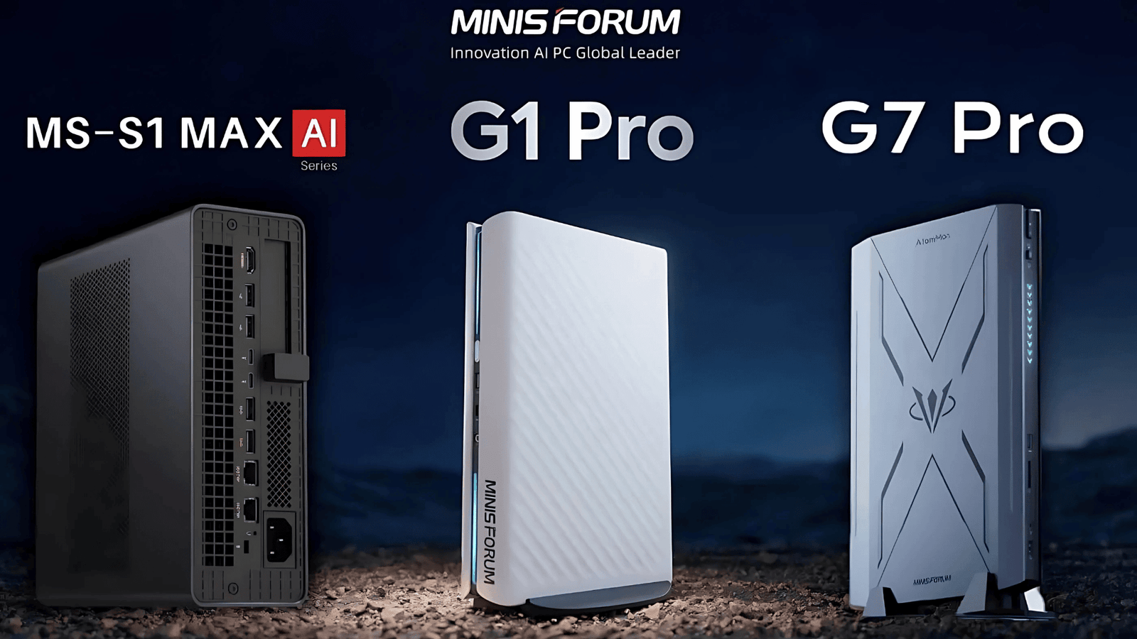 Minisforum Unveils Three High-End Mini PCs at IFA 2025: MS-S1 MAX, G1 Pro, and G7 Pro. Know everything!