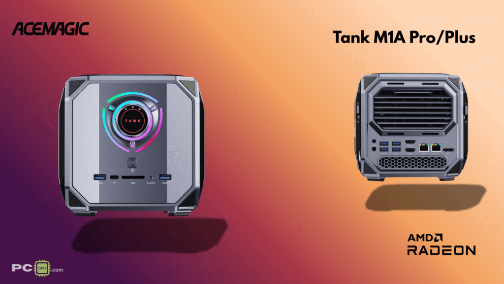 The ACEMAGIC Tank M1A Pro and Pro Plus Front