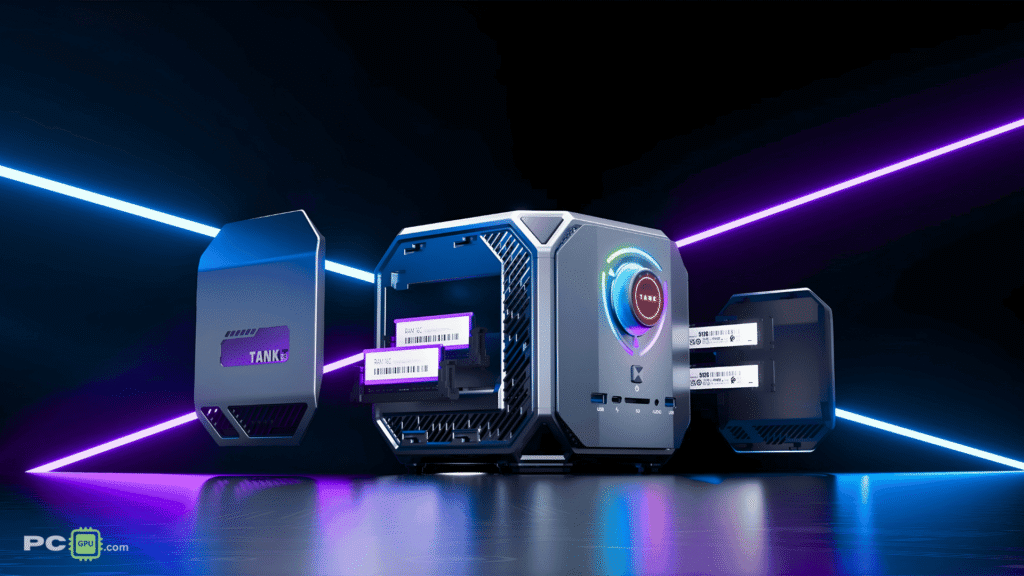 The ACEMAGIC Tank M1A Pro and Pro Plus side panels