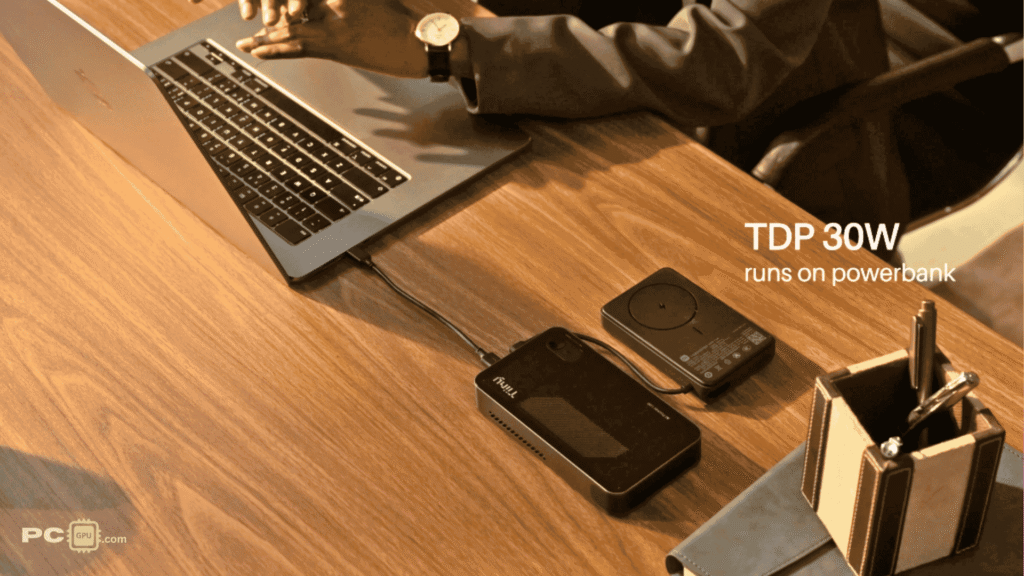 Tiiny AI Pocket Lab Run on 30W Powerbank