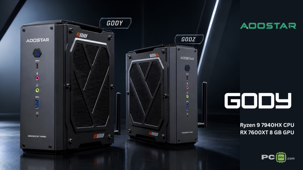 AOOSTAR GODY compact mini gaming PC.